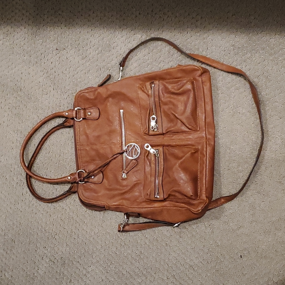 Awesome brown purse with pockets